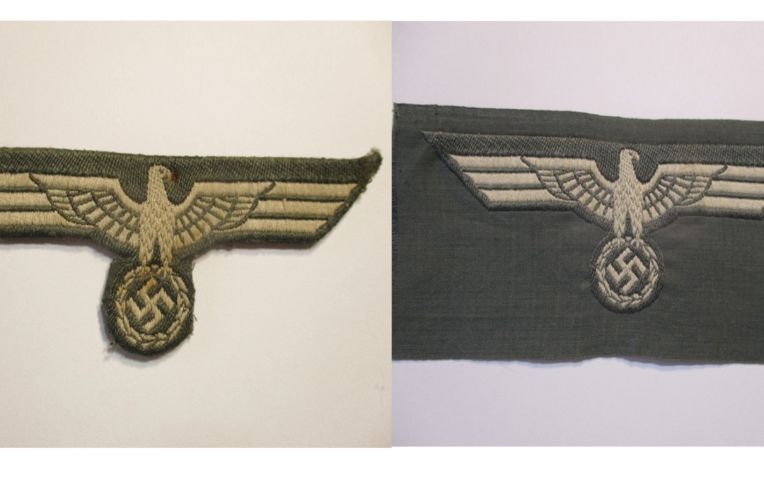 Wehrmacht Eagle patch from a German WW2 Uniform