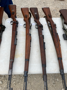Table of Antique Rifles
