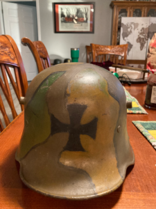 WW2 German camouflage helmet 2