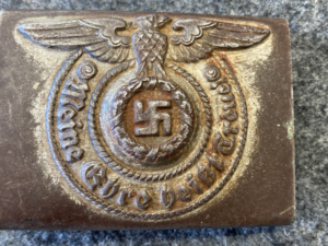 front side of a Waffen-SS belt buckle