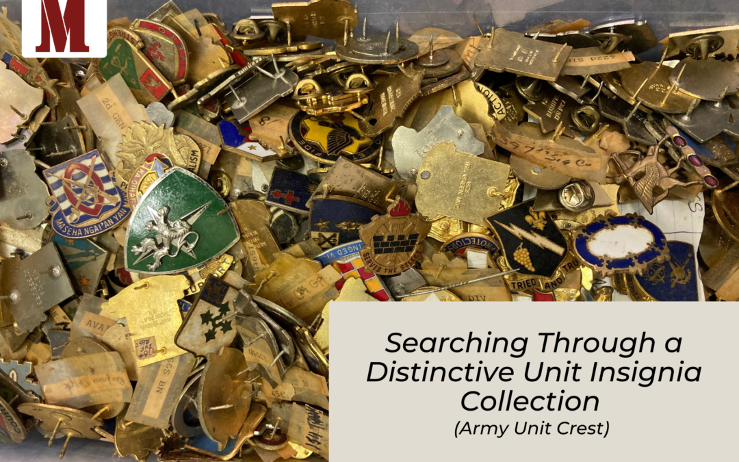 Searching Through a Distinctive Unit Insignia Collection