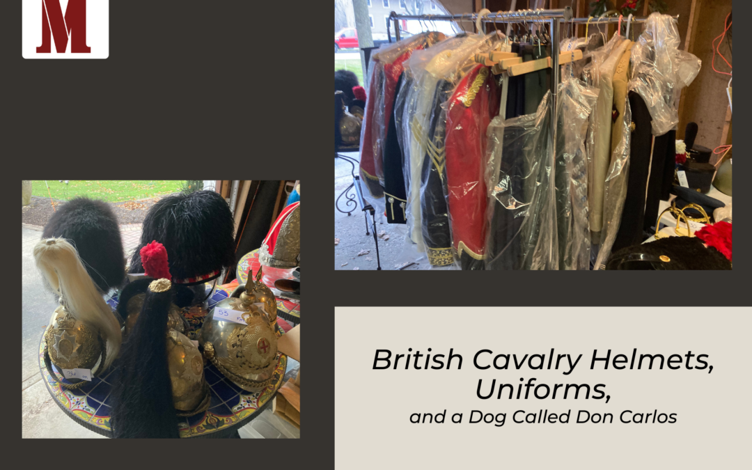 British Cavalry Helmets, Uniforms, and a Dog Called Don Carlos