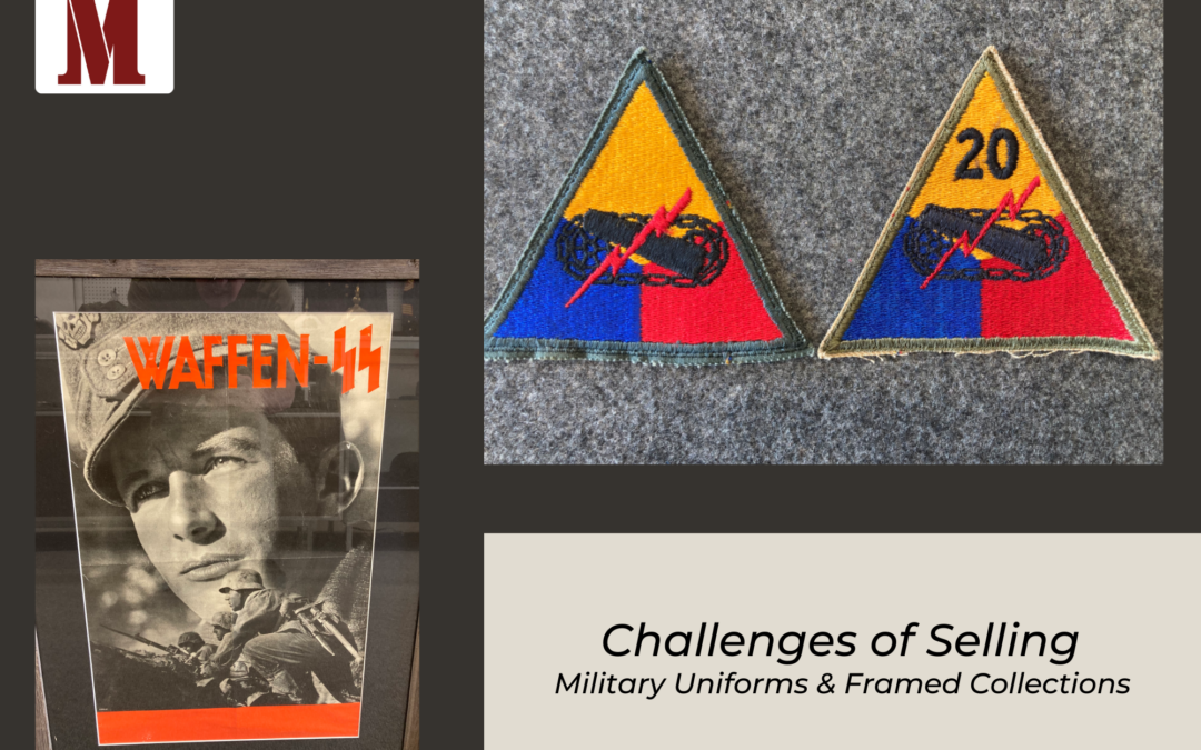 Challenges of Selling Military Uniforms & Framed Collections